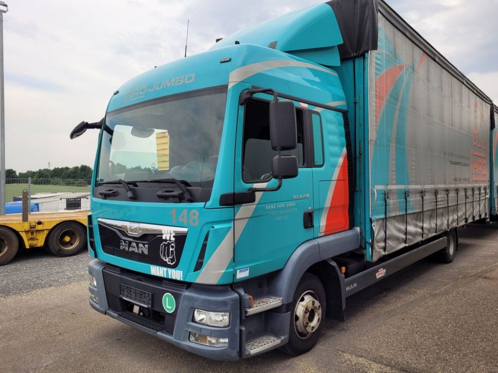 MAN TGL 8.220 4x2 BL Jumbo Klima Schiebeplane