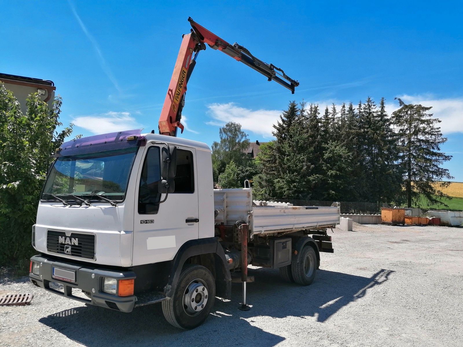 MAN L2000 8.163 / 10.163 Kipper m. Kran