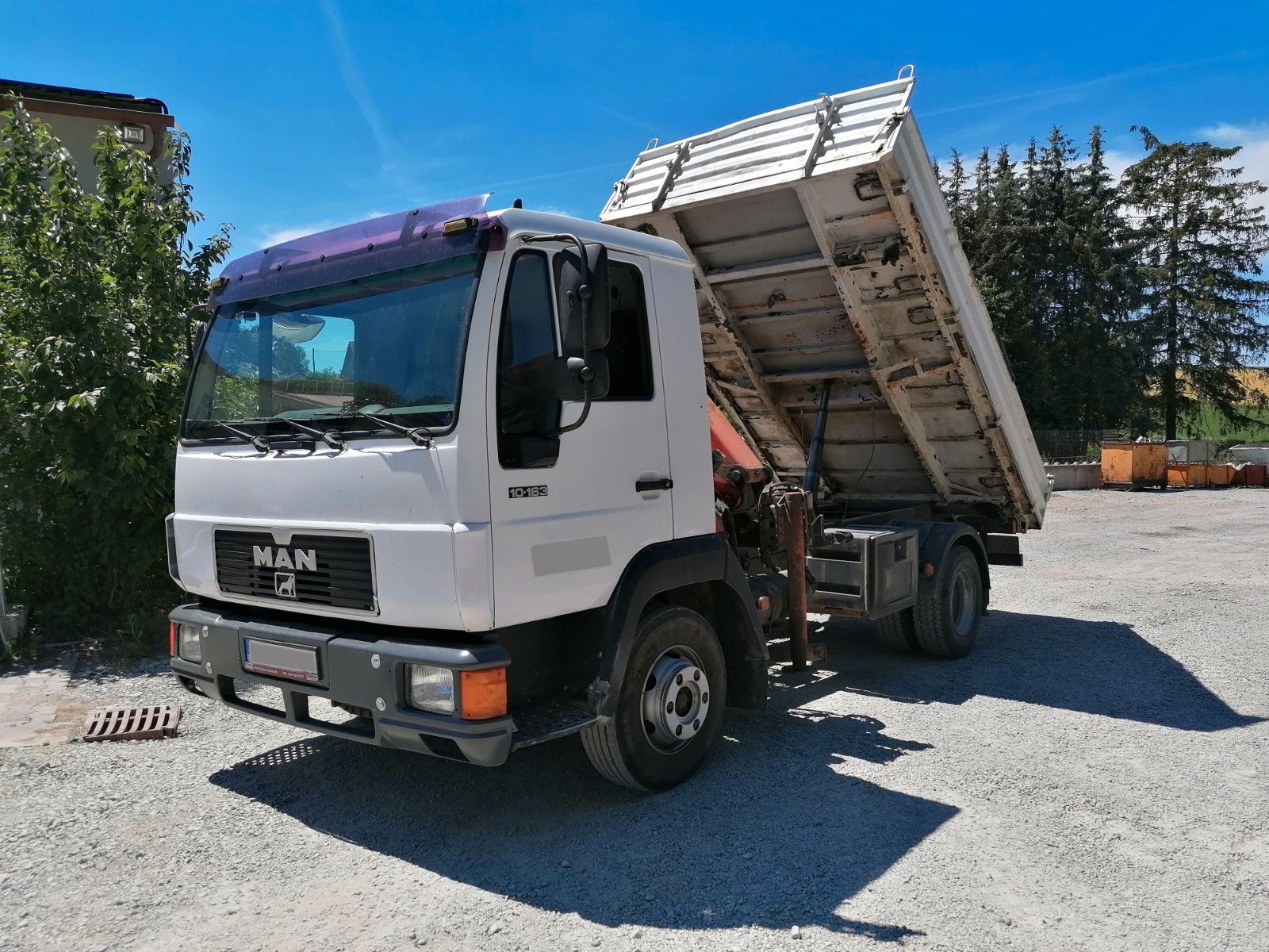 MAN L2000 8.163 / 10.163 Kipper m. Kran - Photo 3